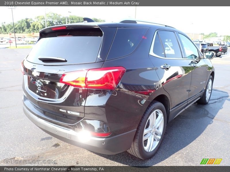 Mosaic Black Metallic / Medium Ash Gray 2018 Chevrolet Equinox Premier AWD