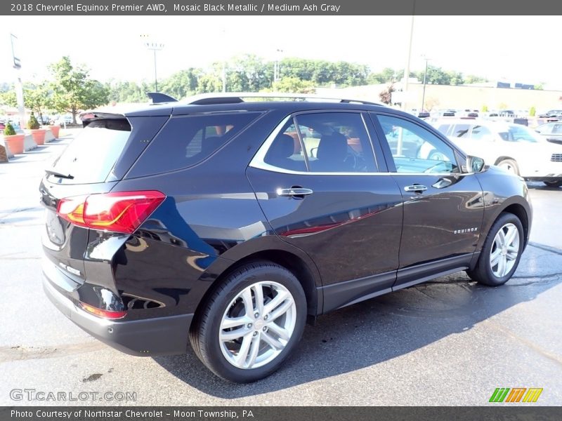 Mosaic Black Metallic / Medium Ash Gray 2018 Chevrolet Equinox Premier AWD