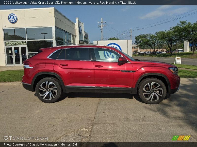 2021 Atlas Cross Sport SEL Premium 4Motion Aurora Red Metallic