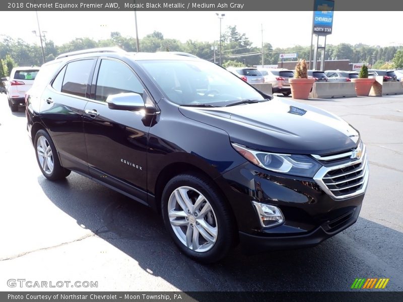 Mosaic Black Metallic / Medium Ash Gray 2018 Chevrolet Equinox Premier AWD