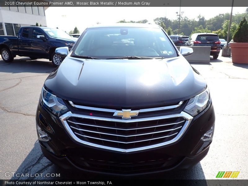 Mosaic Black Metallic / Medium Ash Gray 2018 Chevrolet Equinox Premier AWD