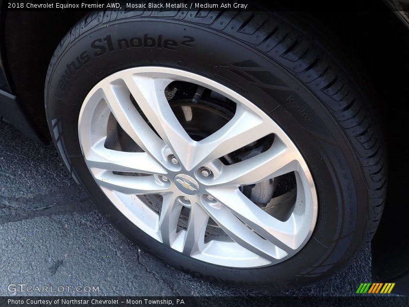 Mosaic Black Metallic / Medium Ash Gray 2018 Chevrolet Equinox Premier AWD
