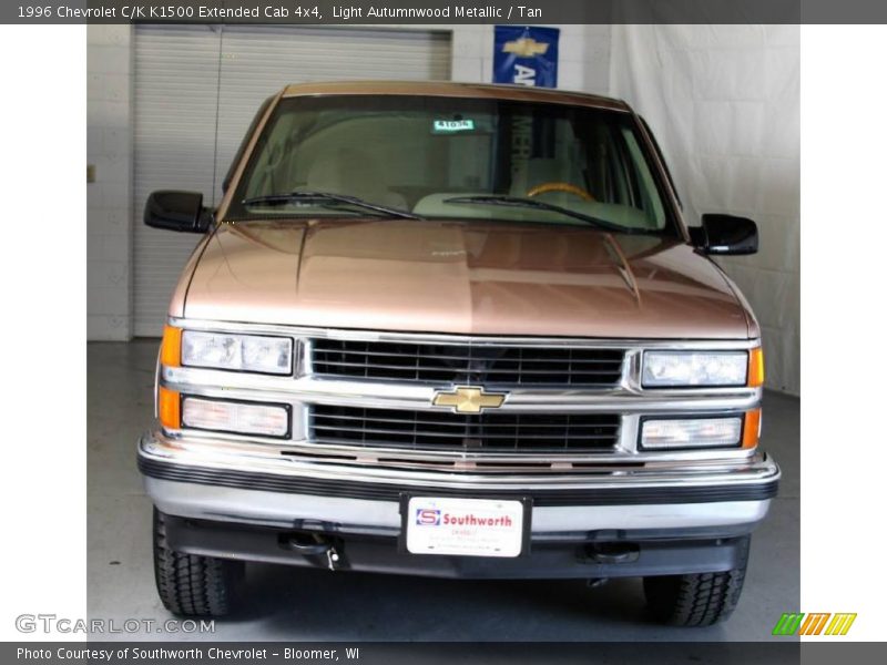 Light Autumnwood Metallic / Tan 1996 Chevrolet C/K K1500 Extended Cab 4x4
