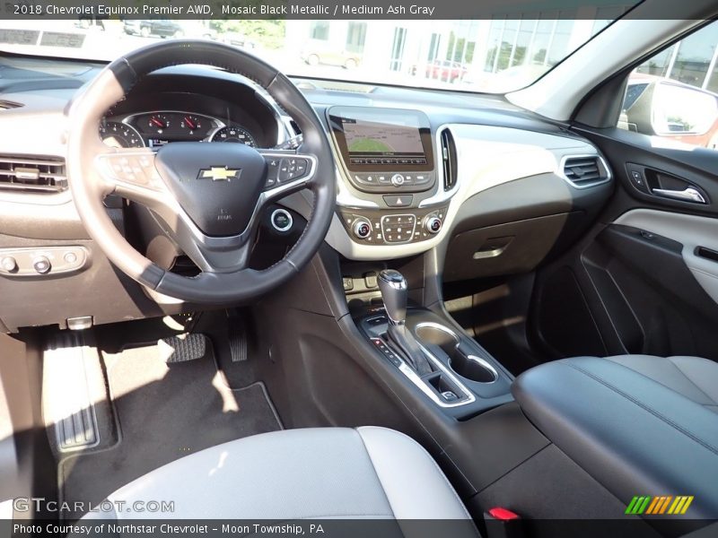 Mosaic Black Metallic / Medium Ash Gray 2018 Chevrolet Equinox Premier AWD