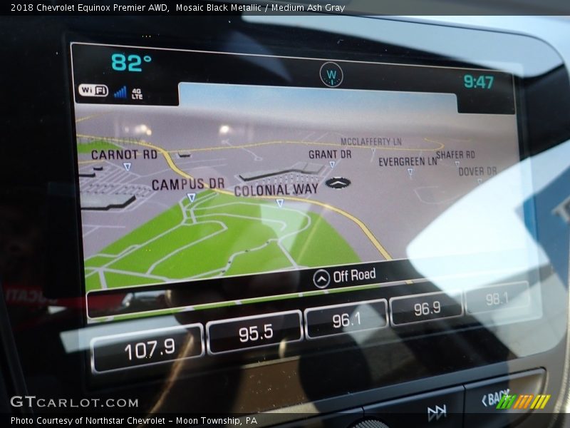 Mosaic Black Metallic / Medium Ash Gray 2018 Chevrolet Equinox Premier AWD