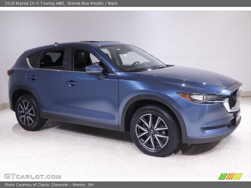 Eternal Blue Metallic / Black 2018 Mazda CX-5 Touring AWD