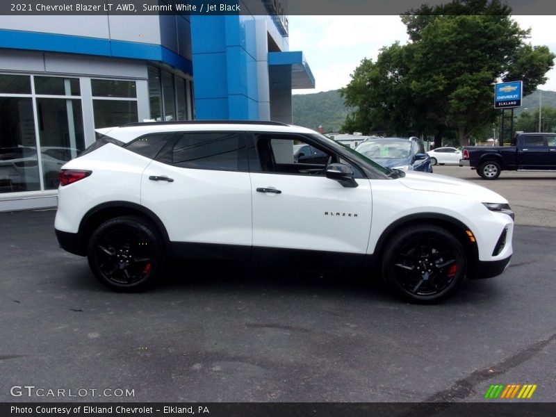 Summit White / Jet Black 2021 Chevrolet Blazer LT AWD