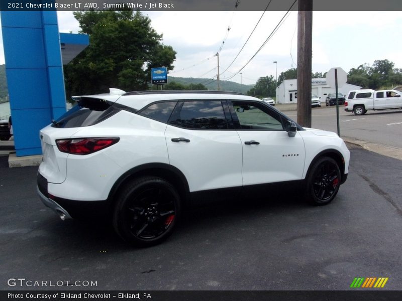 Summit White / Jet Black 2021 Chevrolet Blazer LT AWD