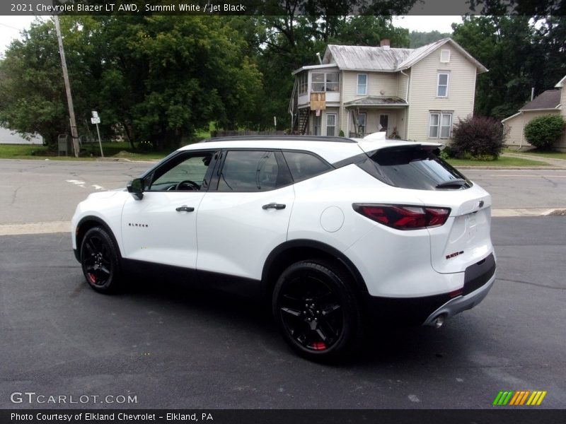 Summit White / Jet Black 2021 Chevrolet Blazer LT AWD