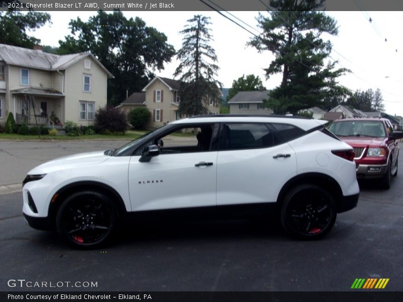 Summit White / Jet Black 2021 Chevrolet Blazer LT AWD