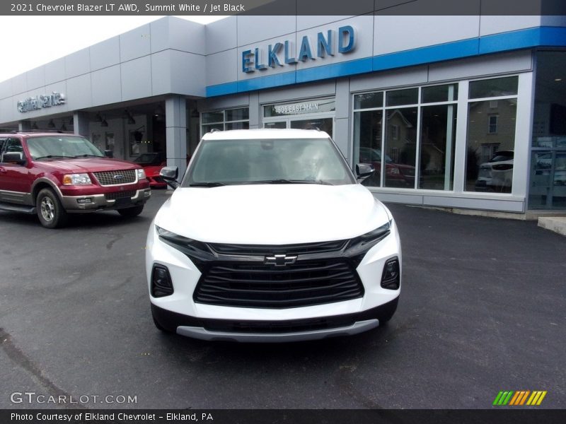 Summit White / Jet Black 2021 Chevrolet Blazer LT AWD
