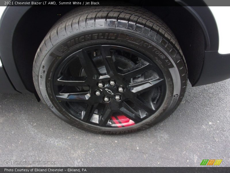 Summit White / Jet Black 2021 Chevrolet Blazer LT AWD