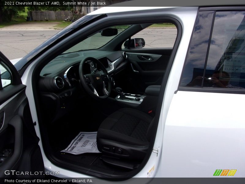 Summit White / Jet Black 2021 Chevrolet Blazer LT AWD