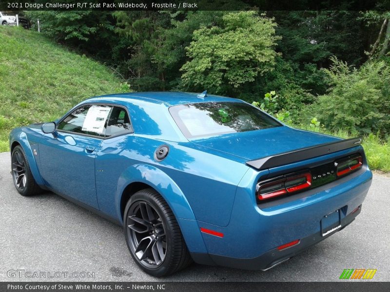 Frostbite / Black 2021 Dodge Challenger R/T Scat Pack Widebody