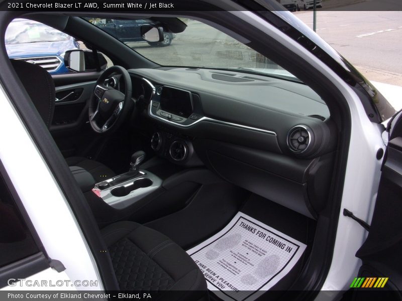 Summit White / Jet Black 2021 Chevrolet Blazer LT AWD