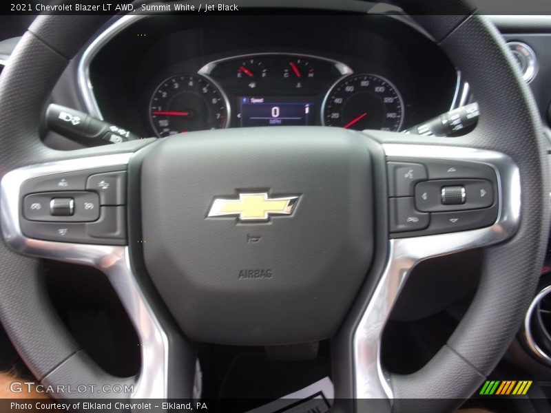 Summit White / Jet Black 2021 Chevrolet Blazer LT AWD