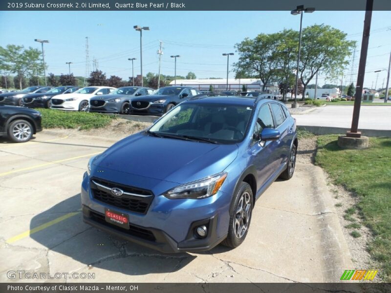 Quartz Blue Pearl / Black 2019 Subaru Crosstrek 2.0i Limited