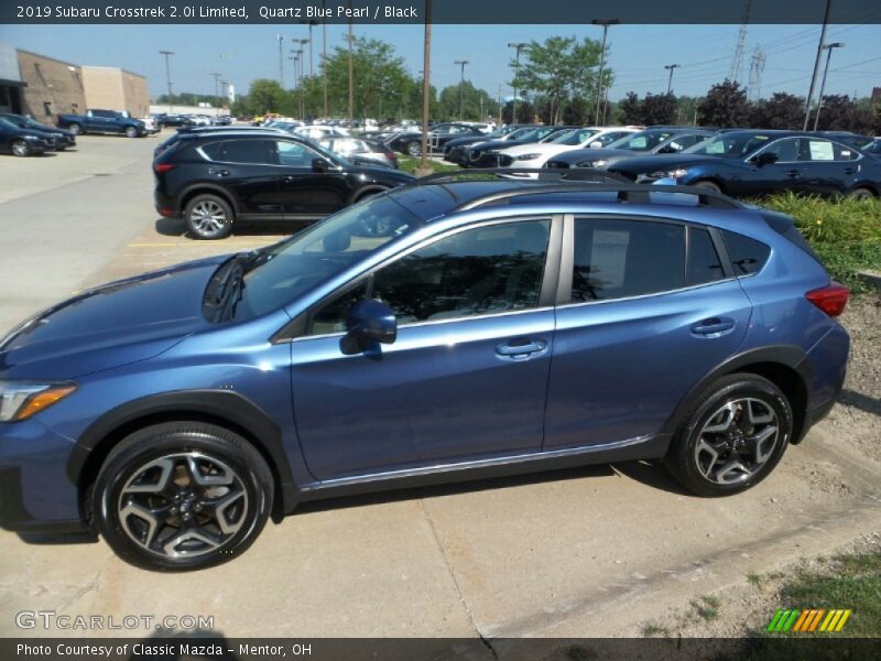 Quartz Blue Pearl / Black 2019 Subaru Crosstrek 2.0i Limited