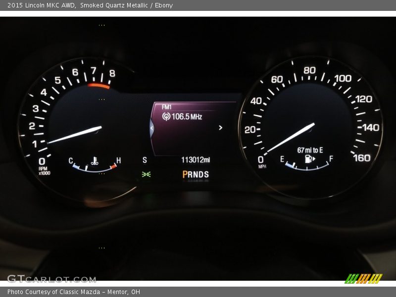 Smoked Quartz Metallic / Ebony 2015 Lincoln MKC AWD