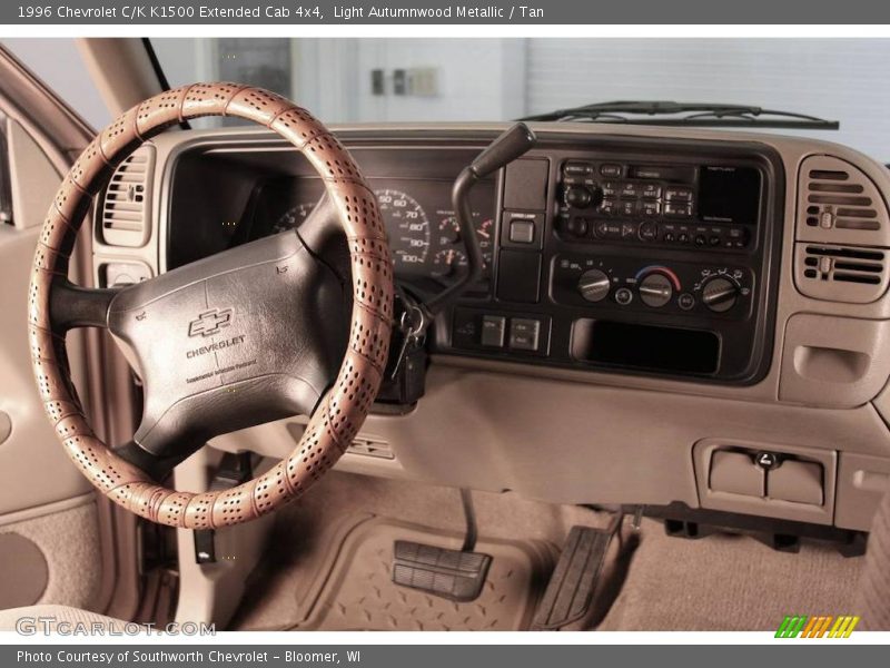 Light Autumnwood Metallic / Tan 1996 Chevrolet C/K K1500 Extended Cab 4x4