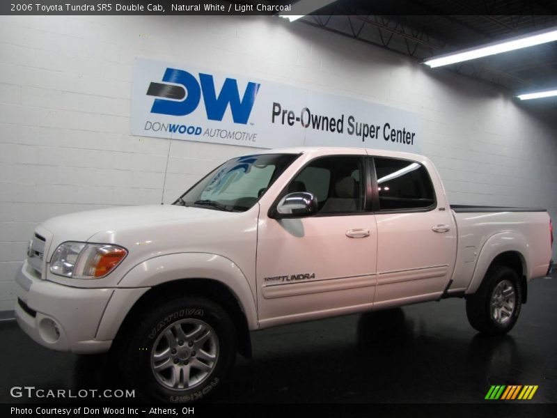 Natural White / Light Charcoal 2006 Toyota Tundra SR5 Double Cab