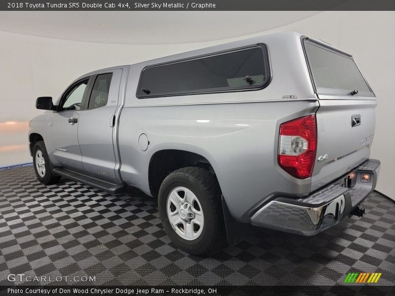 Silver Sky Metallic / Graphite 2018 Toyota Tundra SR5 Double Cab 4x4