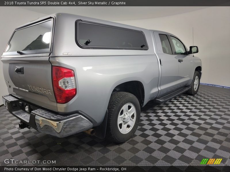 Silver Sky Metallic / Graphite 2018 Toyota Tundra SR5 Double Cab 4x4