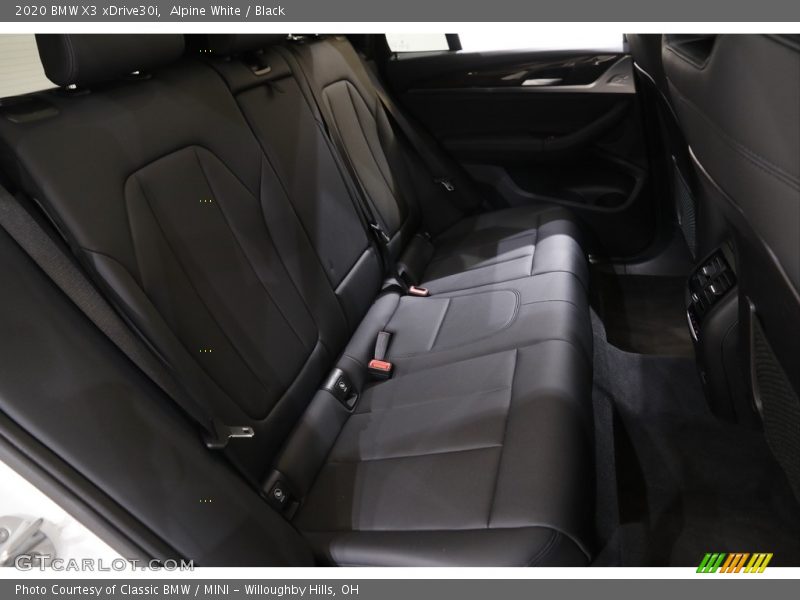 Alpine White / Black 2020 BMW X3 xDrive30i