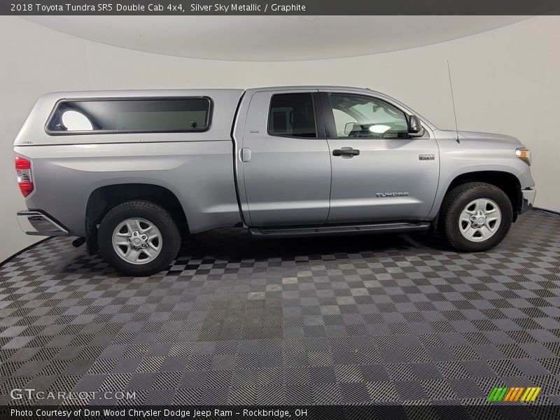Silver Sky Metallic / Graphite 2018 Toyota Tundra SR5 Double Cab 4x4