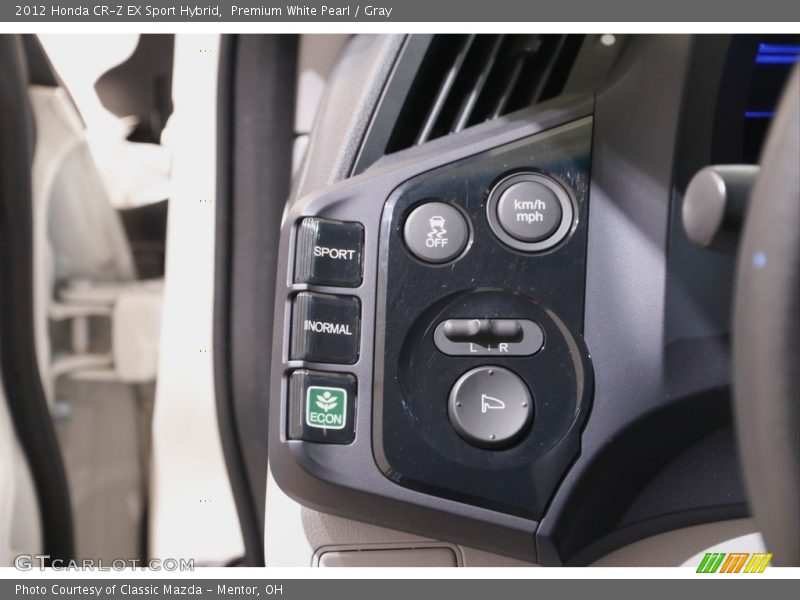 Premium White Pearl / Gray 2012 Honda CR-Z EX Sport Hybrid