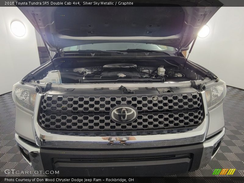 Silver Sky Metallic / Graphite 2018 Toyota Tundra SR5 Double Cab 4x4