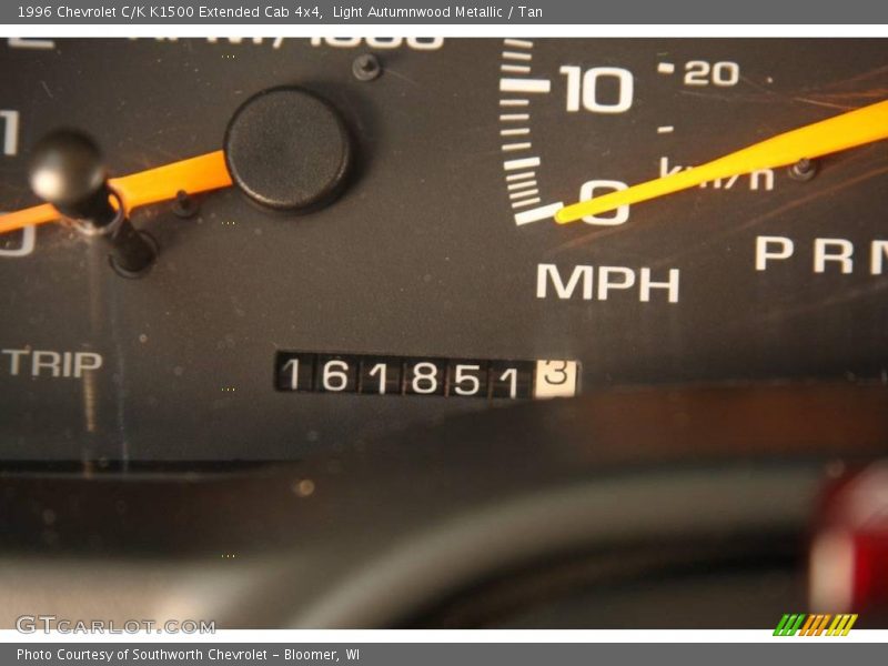 Light Autumnwood Metallic / Tan 1996 Chevrolet C/K K1500 Extended Cab 4x4