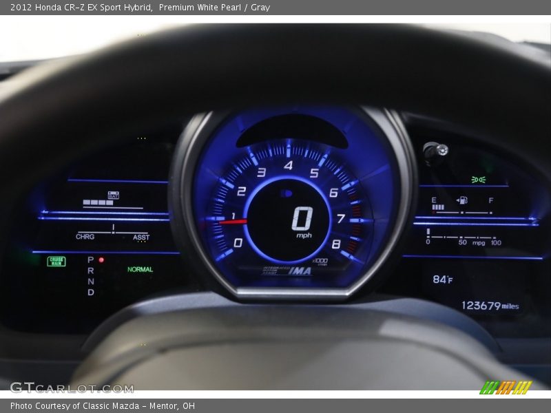 Premium White Pearl / Gray 2012 Honda CR-Z EX Sport Hybrid