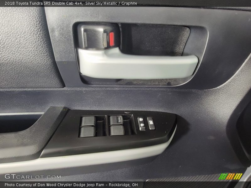 Silver Sky Metallic / Graphite 2018 Toyota Tundra SR5 Double Cab 4x4