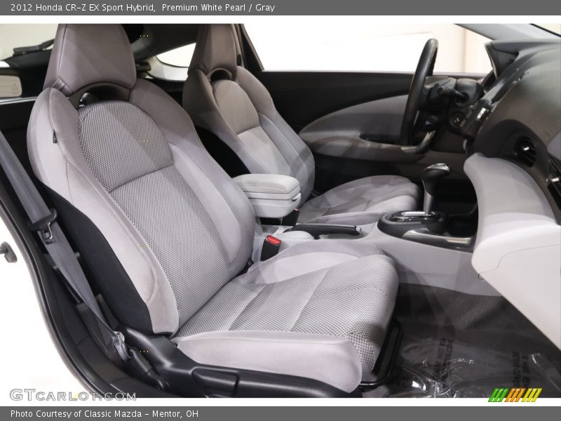 Premium White Pearl / Gray 2012 Honda CR-Z EX Sport Hybrid