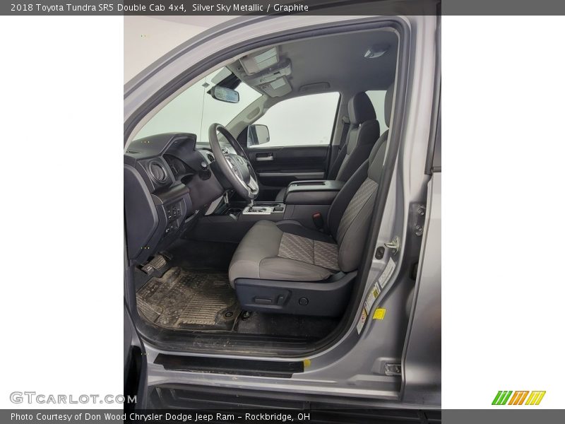 Silver Sky Metallic / Graphite 2018 Toyota Tundra SR5 Double Cab 4x4