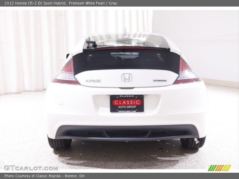 Premium White Pearl / Gray 2012 Honda CR-Z EX Sport Hybrid