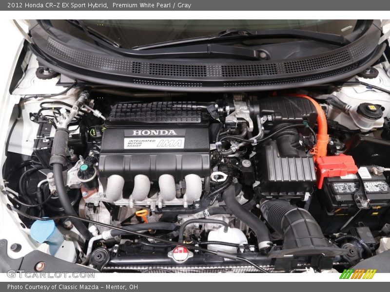 Premium White Pearl / Gray 2012 Honda CR-Z EX Sport Hybrid