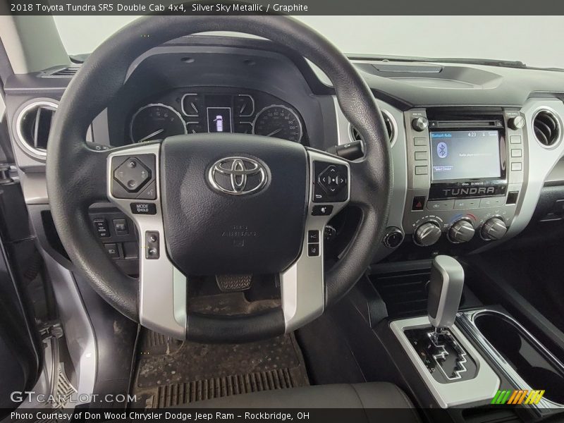 Silver Sky Metallic / Graphite 2018 Toyota Tundra SR5 Double Cab 4x4