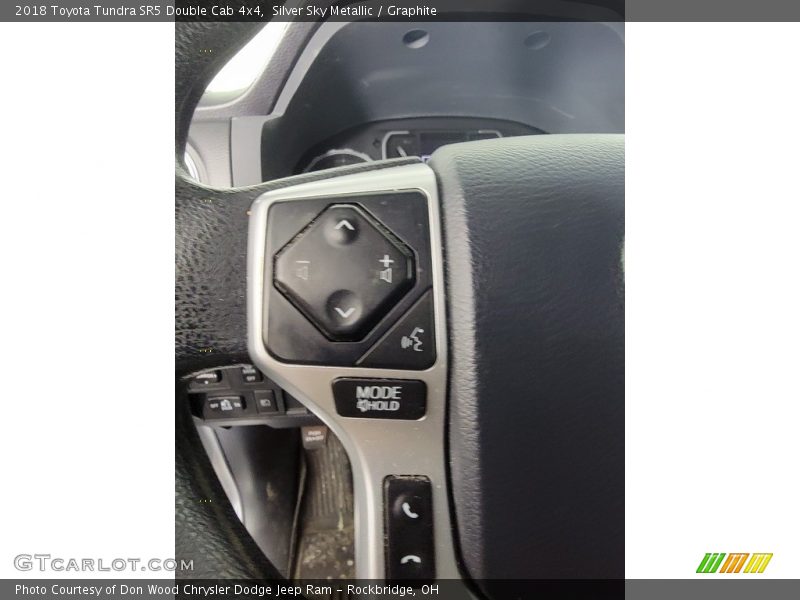 Silver Sky Metallic / Graphite 2018 Toyota Tundra SR5 Double Cab 4x4