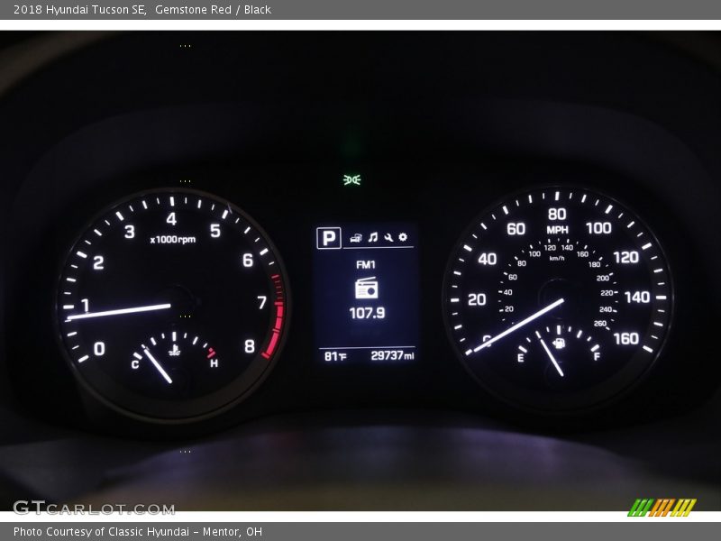  2018 Tucson SE SE Gauges