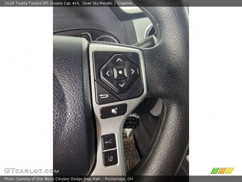 Silver Sky Metallic / Graphite 2018 Toyota Tundra SR5 Double Cab 4x4