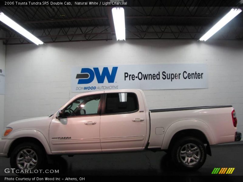 Natural White / Light Charcoal 2006 Toyota Tundra SR5 Double Cab
