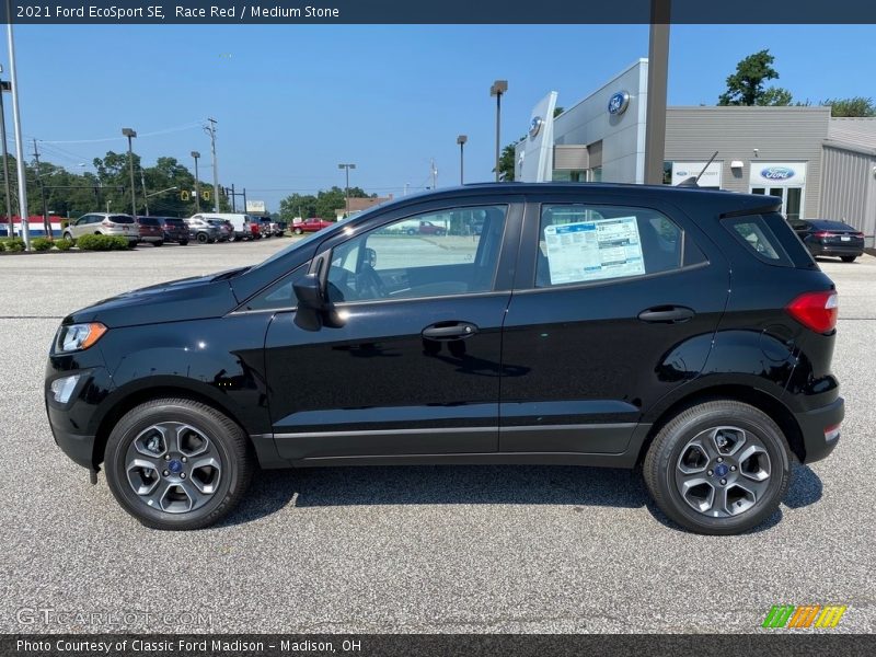 Race Red / Medium Stone 2021 Ford EcoSport SE