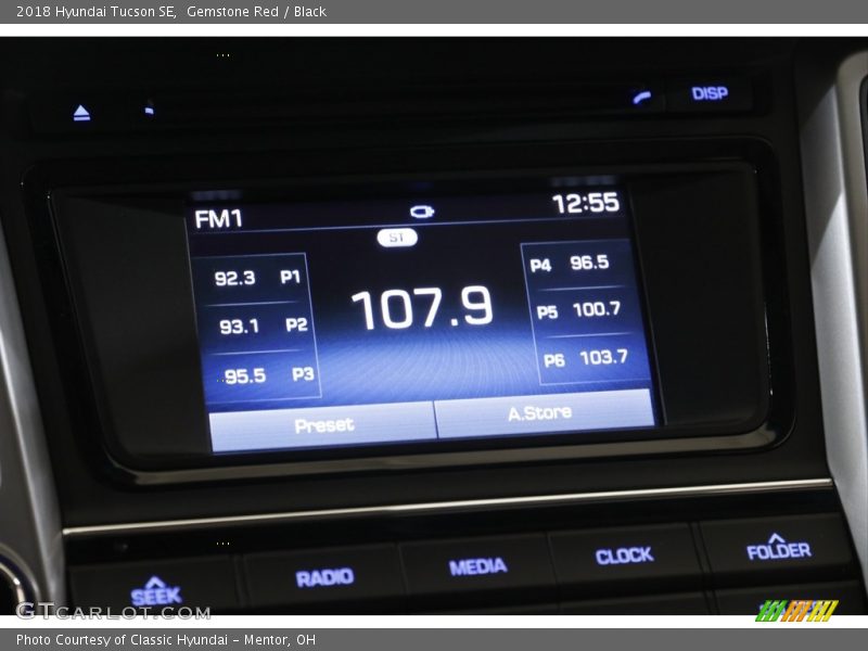 Audio System of 2018 Tucson SE
