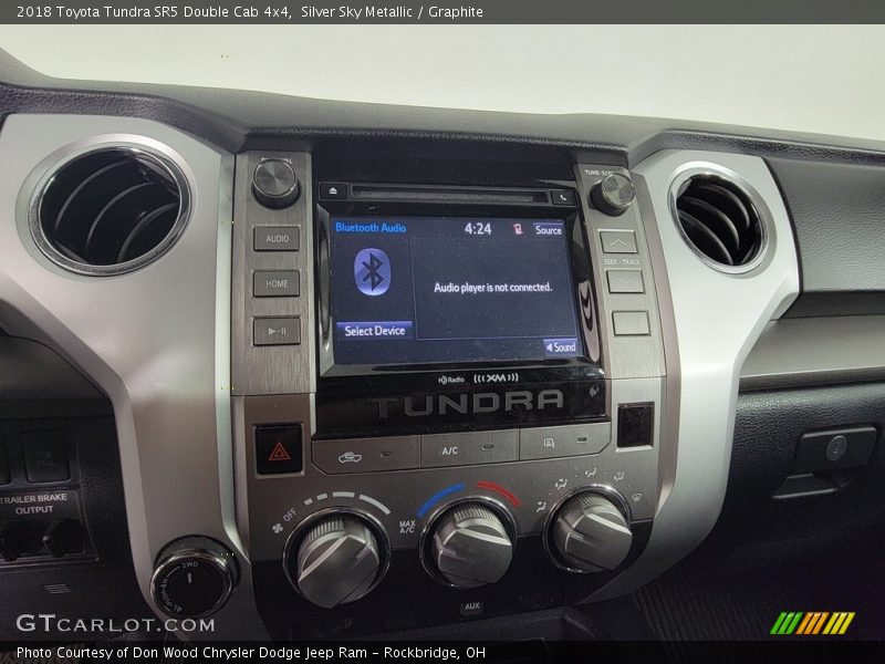 Silver Sky Metallic / Graphite 2018 Toyota Tundra SR5 Double Cab 4x4