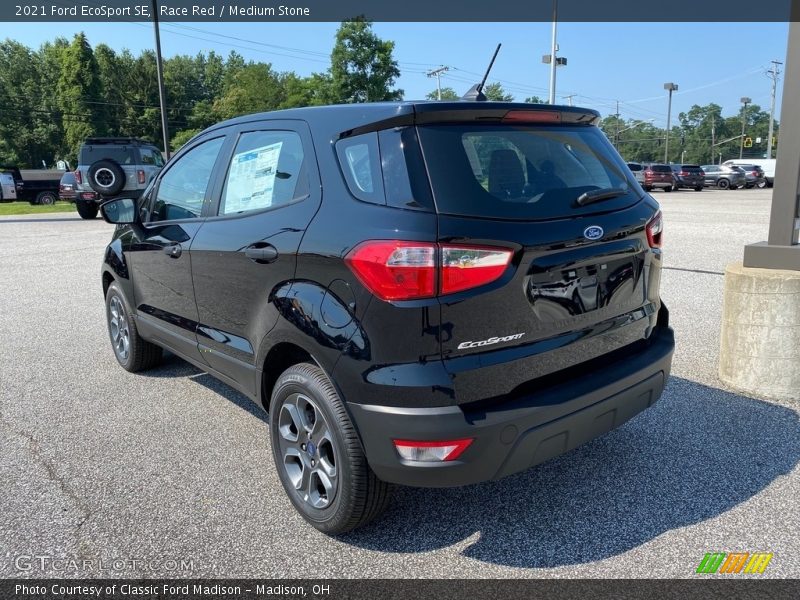 Race Red / Medium Stone 2021 Ford EcoSport SE