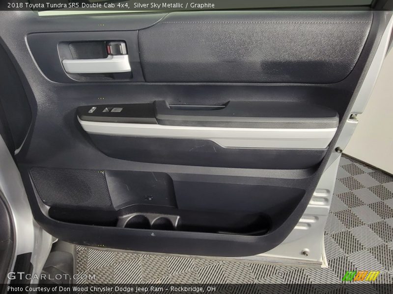 Silver Sky Metallic / Graphite 2018 Toyota Tundra SR5 Double Cab 4x4