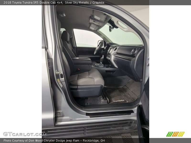 Silver Sky Metallic / Graphite 2018 Toyota Tundra SR5 Double Cab 4x4