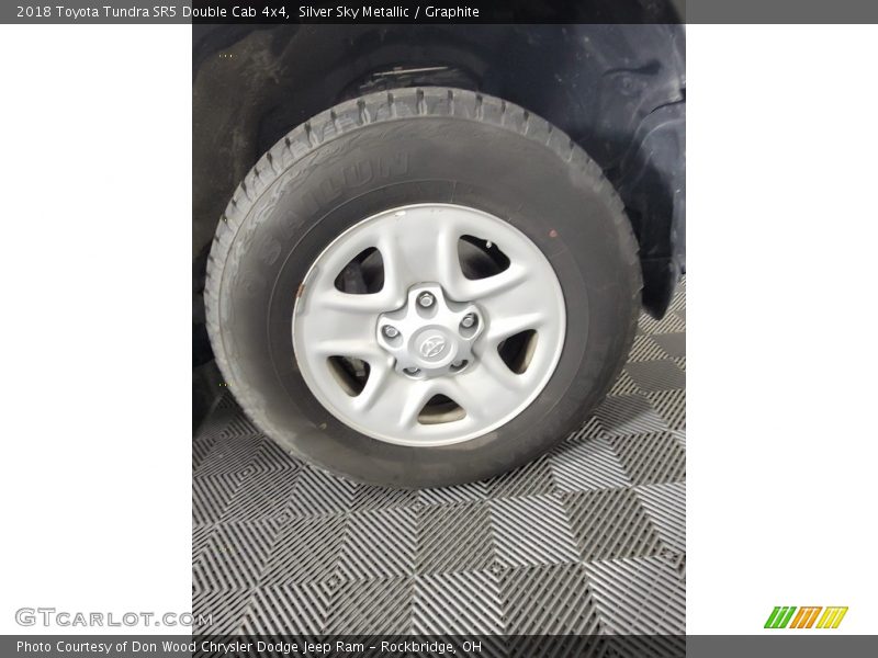 Silver Sky Metallic / Graphite 2018 Toyota Tundra SR5 Double Cab 4x4